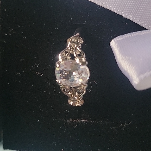 Sterling silver and cz - Picture 2 of 2